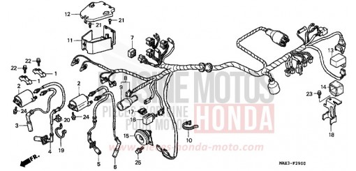 WIRE HARNESS VT1100C2X de 1999